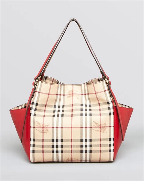 burberry canterbury red|burberry canvas tote bags.